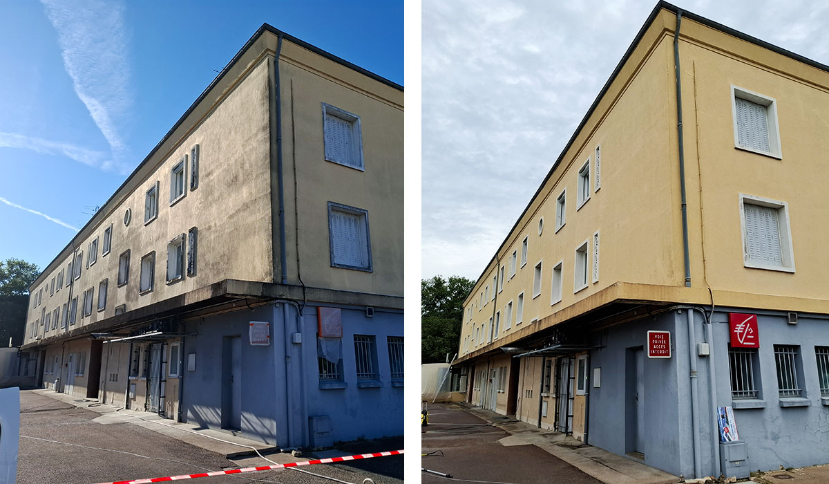 nettoyage façade immeuble Chalon sur Saone